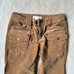 Michael Kors Tan Corduroy Pants